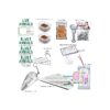 Deluxe Pet Travel Kit, Airline Approved, with Metal Fasteners, Food and Water Dishes