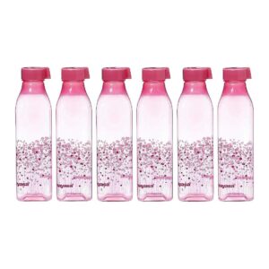 Deluxe Pet Water Bottle Packaging 6 Pieces 1300ml Pink Virgin Plastic