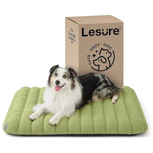 Density Egg-Crate Foam Large Dog Bed - Waterproof, Removable Cover, and Orthopedic