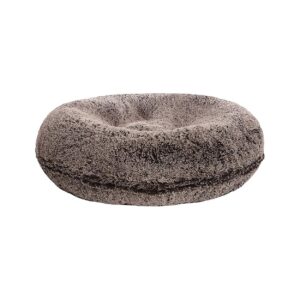 Density Faux Fur Dog Bed with Waterproof Lining and Soft Faux Fur Fabric