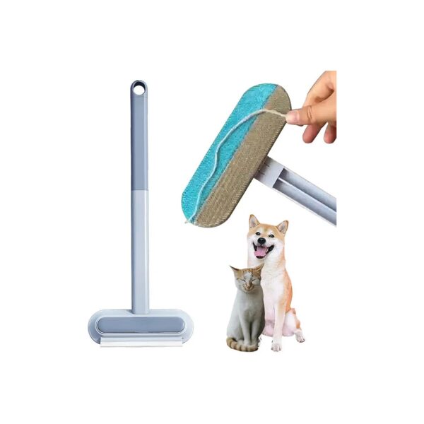 Density Fiber Design Pet Hair Removal Lint Brush for Carpet, Couch, and Delicate Fabrics