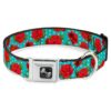 Density Polyester Dog Collar with Secure Seatbelt Buckle Closure 5 Wide Fits 18-32 Neck