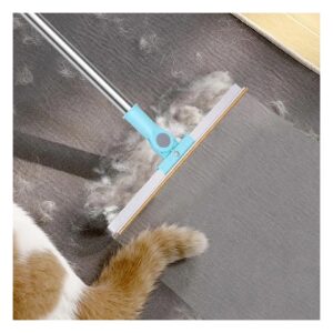 Density Stainless Steel Dog Hair Remover Broom for Thick Low Pile Rugs and Stairs