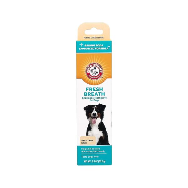 Dental Enzymatic Toothpaste for Dogs with Inflamed Gums Soothes and Refreshes Breath