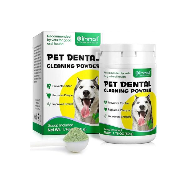 Derived Dog Dental Powder for Gut Health and Fresh Breath