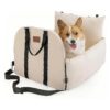 Detachable and Washable Dog Car Seat with Adjustable Buckle