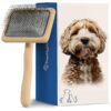 Detangling Brush for Goldendoodle and Poodle Hair Maintenance, Medium to Long Hair Breeds