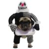 Devil Dog Cosplay Costume Halloween Demonic Pet Apparel for Small Medium Large Canines