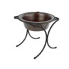 Dining Dog Feeder with Adjustable Elevation and Rust-Free Stainless Steel Bowl