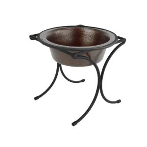 Dining Dog Feeder with Adjustable Elevation and Rust-Free Stainless Steel Bowl