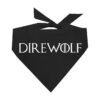 Direwolf Dog Bandana Accessories for Small to Medium Dogs Black Os 65