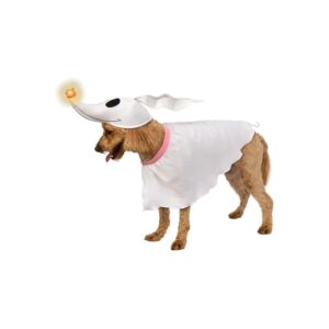 Disney Nightmare Before Christmas Zero Pet Outfit for Dogs - Complete with Headpiece