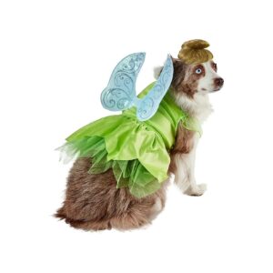 Disney Tinkerbell Pet Costume for Large Dogs with Attached Wings and Wig