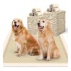 Disposable Bamboo Dog Pads with Adhesive Tabs for Large Dogs with High-Absorbency