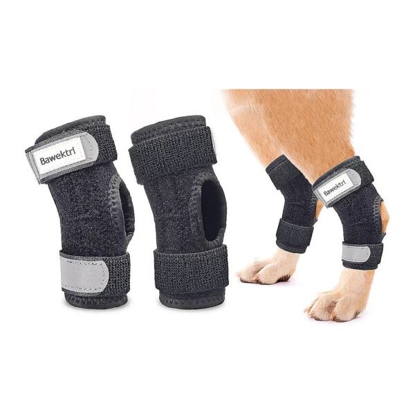 Dog ACL Injury Support for Hind Legs with Neoprene and Nylon Wraps