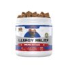 Dog Allergy Chews with Natural Turmeric and Hemp Seed Powder for Skin Issues