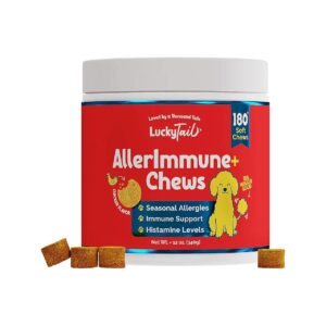 Dog Allergy Relief Chews with Probiotic 6 Blend and Apple Cider Vinegar