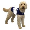 Dog Anxiety Relief Shirt XXL Navy Blue Rugby Adjustable Comfortable Compression