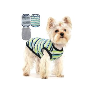 Dog Apparel for Small Medium Dogs Boy Chihuahua Puppy Clothes Solid Gray Shirt Styles