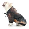 Dog Apparel with Leash Hole and Fleece Lining for Small Medium Large Dogs Galaxy Brown