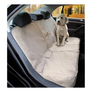 Dog Back Seat Cover Protector with Seat Anchors and Measuring 55 Wide for Universal Fit