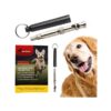 Dog Bark Silencer Whistle with Black Lanyard for Silent Training and Behavior Control