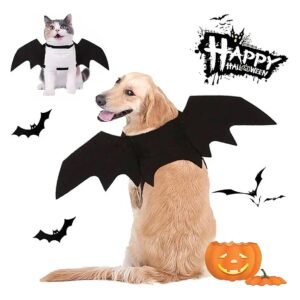 Dog Bat Wing Costume for Small Medium and Large Dogs and Cats Halloween Accessory