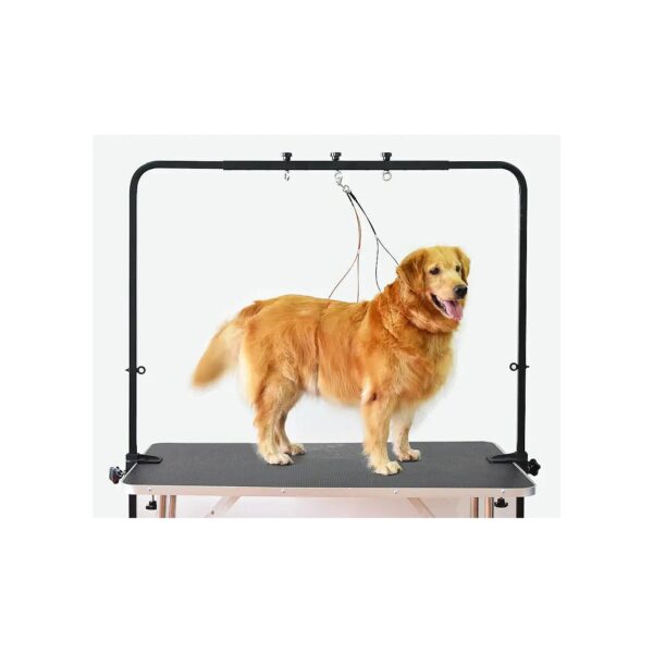 Dog Bathing and Grooming Essentials with Adjustable Pet Grooming Bar