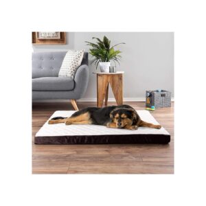 Dog Bed with Charcoal Infused Foam for Large Dogs up to 100lbs