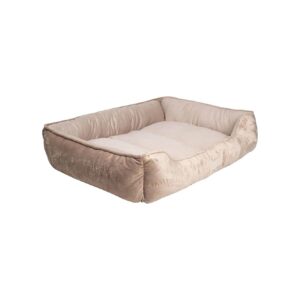 Dog Bed with Soft Polyester Fill and Anti-Slip Bottom for Large Breed Pets