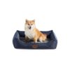 Dog Bed with Waterproof Lining and Nonskid Bottom for Small to Medium Dogs