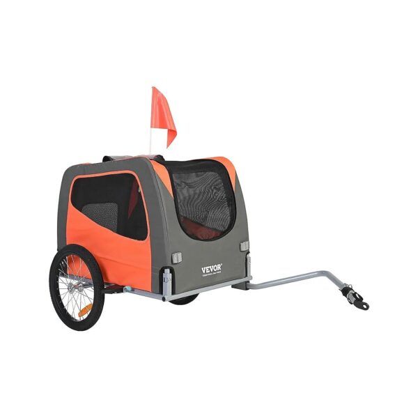 Dog Bike Trailer with Folding Frame and Quick Release Wheels for Easy Storage