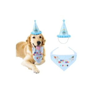 Dog Birthday Party Decorative Bandana for Small Medium Large Dogs