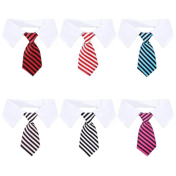 Dog Bow Ties Accessories for Male Dogs 6 PCS Pack Soft Silky Material