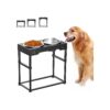 Dog Bowl Stand for Medium-Sized Dogs with Adjustable Heights