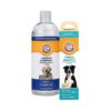 Dog Breath Freshener Combo Pack with Odorless Water Additive and Yummy Toothpaste