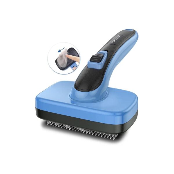 Dog Brush for Shedding Long and Short Hired Dogs with Retractable Pins