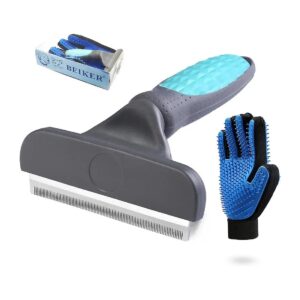 Dog Brush for Shedding Short Haired Dogs Effortless Undercoat Deshedding Tool Set