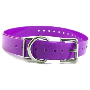 Dog Buckle Strap Replacement with High Flex Waterproof Purple