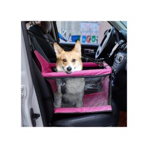 Dog Car Booster Seat with Stable Design for Medium Size Pets and Large Cars