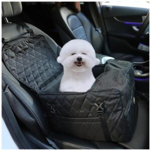 Dog Car Seat Bed Combo Suitable for Small to Medium Pets for Cars Trucks and SUVs