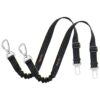 Dog Car Seat Belt with Dual Safe Bolt Hook and Adjustable Strap for Small to Large Dogs