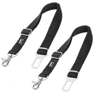 Dog Car Seatbelt with Adjustable Length for All Size Pet Travel