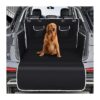 Dog Cargo Cover for SUV Back Seat Trunk with Waterproof Liner and Side Flaps