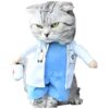 Dog Cat Doctor Uniform Costume Halloween Dog Apparel