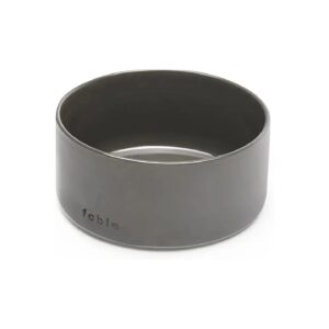 Dog Ceramic Bowl with Unique Dual Textured Design for Modern Pet