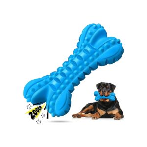 Dog Chew Toys for Large Breed Dogs With Squeaker and Teeth Cleaning Capability