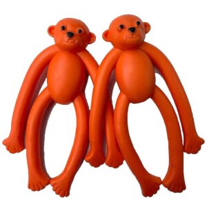 Dog Chew Toys for Small and Medium Breeds, Rubber Monkey Design