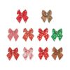 Dog Christmas Neck Ties 10PCS for Medium Large Dogs Adjustable Bowknot