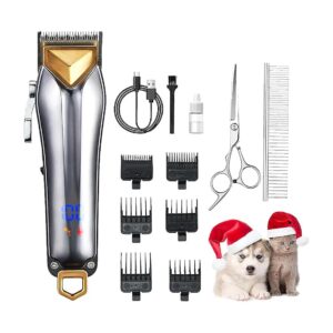 Dog Clippers for Thick Coats Professional Grooming Kit with Low Noise and High Power